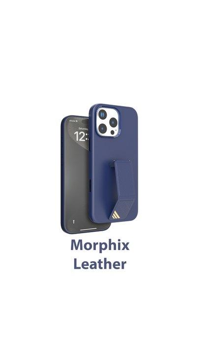 Levelo Morphix Silicone Case With Leather Grip For iPhone 16 Pro / Pro Max