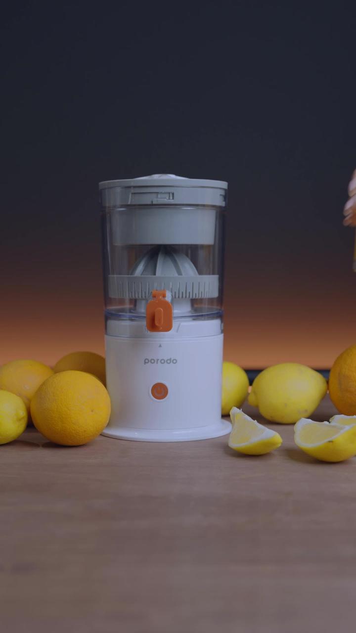 Porodo LifeStyle Portable Cordless Citrus Juicer 200mL 45W