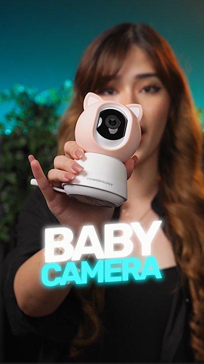 Powerology Monitor & App Baby Camera with Blue & Pink Covers