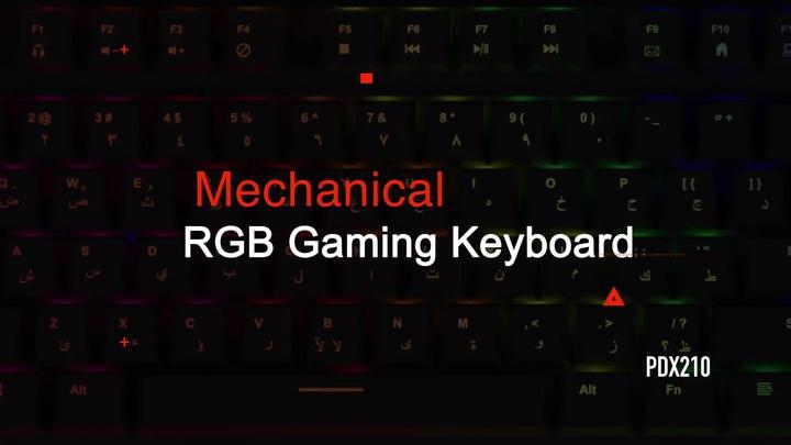 Gaming Keyboard Porodo PDX210-BK Mechanical Gaming Keyboard