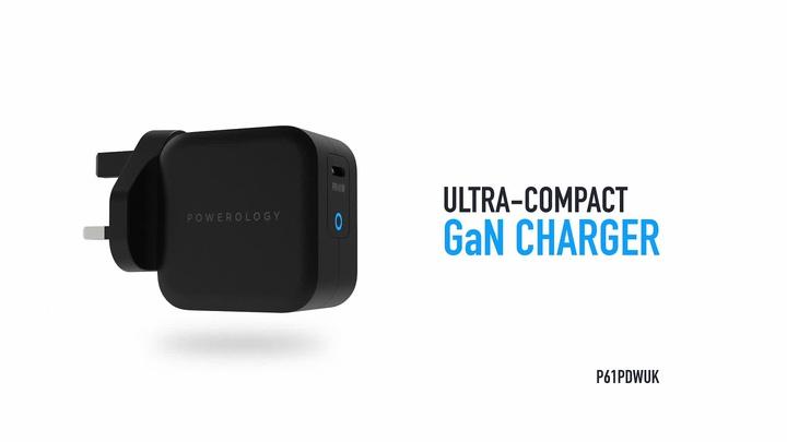 Powerology Ultra-Compact 61W PD GaN Charger