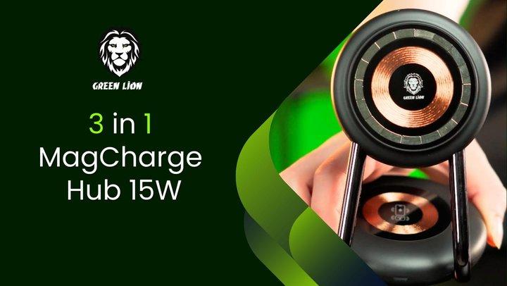 Green Lion 3 in 1 MagCharge Hub