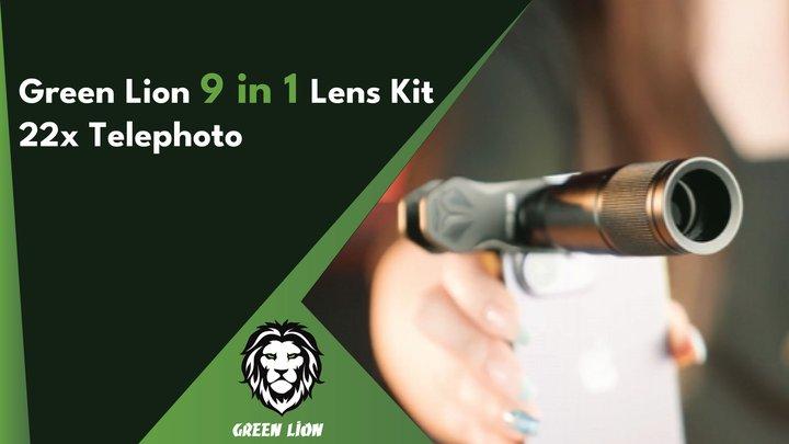 Green Lion 9 in 1 Phone Lens Kit