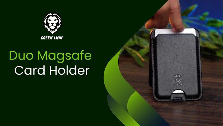 Green Lion Duo Magsafe Card Holder