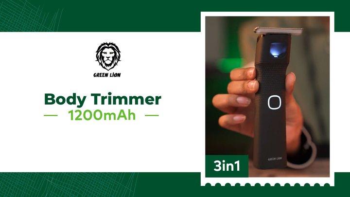 Green Lion 3 in 1 Body Trimmer 1200mAh
