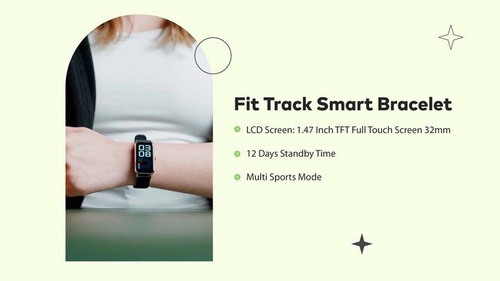 Green Lion Fit Track Fitness Watch