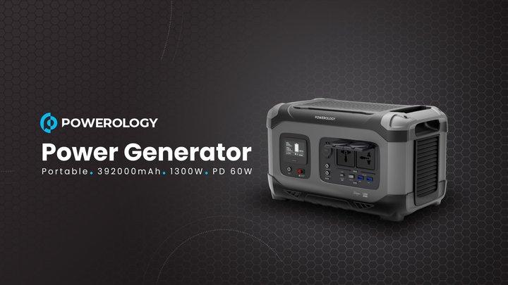 Powerology Portable Power Generator 392000mAh 1300W PD 60W