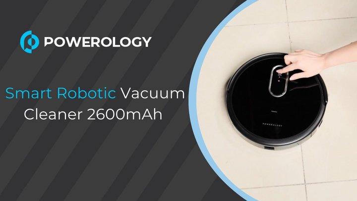 Powerology Vacuum Cleaner Smart Robotic With Detection Sensor