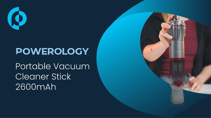 Powerology 2600mAh Portable Vacuum Cleaner Stick