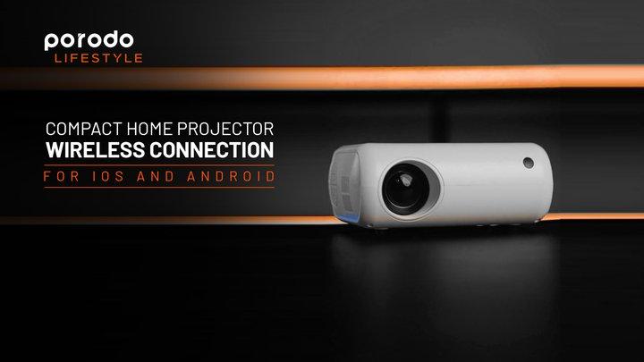 Porodo LifeStyle Mini Projector 720p