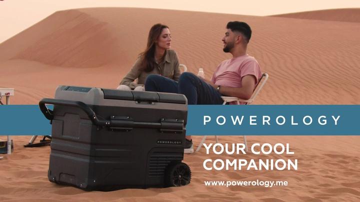 Powerology Smart Portable Fridge & Freezer 15600mAh 45L