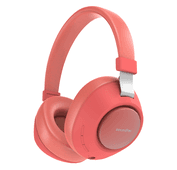 Porodo Soundtec Deep Sound Wireless Over-Ear Headphone - Red