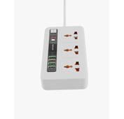 Porodo Multi-Port Power HUB 4 USB-A/USB-C Ultimate Home & Office Kit - 2m - White