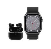 Green Lion 2 In 1 Smart Watch Duo Ultra Active + TWS Pro 2 G1 Combo - Black