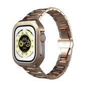 Levelo Royal Stainless Steel Strap and Case For Apple Watch - Rose Gold