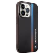 BMW Motorsport IML Case with Tricolor Stripe for iPhone 15 Pro