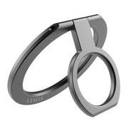 Levelo Lucca Magsafe Phone Ring Holder, Metal, MagSafe Compatible, 180° Foldable Angle - Matte Black