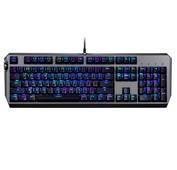 Porodo Gaming Wired Full Keyboard with Gateron Switch (Blue) - Black