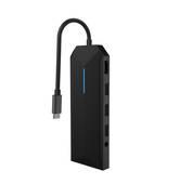 Porodo Gaming 9 in1 USB-C Hub 4K Gamers Edition PD 100W - Black