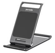 Porodo Foldable Mobile Stand with Aluminum Alloy Material  - Grey