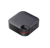 Porodo Wireless Conference Speaker Omni-Directional Audio Pickup, 800mAh Battery, Plug & Play, 3m Microphone Coverage, 10m Bluetooth Distance - Black