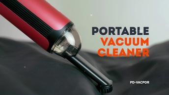 Porodo Portable Vacuum Cleaner 6000mAh - Red - PD-VACPOR-RD