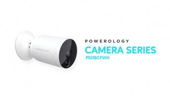 Powerology Wifi Smart Outdoor Wireless Camera - White - PSOBCFWH