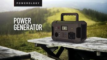 Powerology Portable Power Generator 140400mAh 500W QC 18W PD 45W - Black - PGN500PDBK