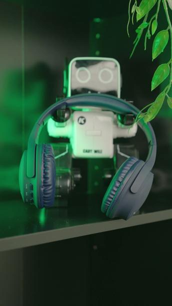 Green Lion Comfort Plus Headphones - Blue - GNCOMPLHPBL