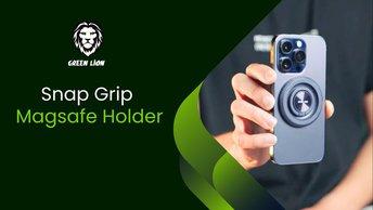 Green Lion Snap Grip Magsafe Holder - GNSNPGRHOG