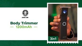 Green Lion 3in1 Body Trimmer 1200mAh - GN3N1TRTMRBK