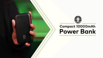 Green Lion Compact 10000mAh Power Bank - GNCP45WPB15BK