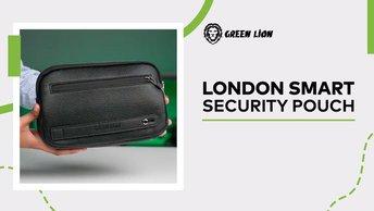 Green Lion London Smart Security Pouch - GNLDONPCHBK