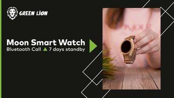 Green Lion Moon Smart Watch - GNMOONSWBK