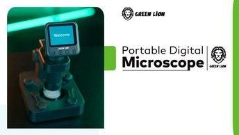 Green Lion Portable Digital Microscope - GNPDGMICSPBK