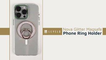 Levelo Nova Glitter Magsafe Phone Ring Holder - LVLNGPH