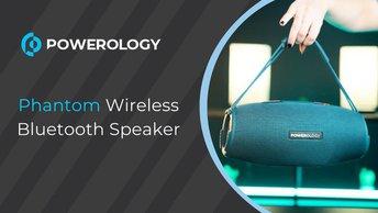 Powerology Phantom Wireless Bluetooth Speaker - Navy Blue - POWPHANSPK-NYBU