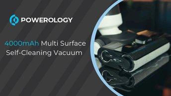 Powerology 4000mAh Multi Surface Self-Cleaning Vacuum - White - PSCVC250WH