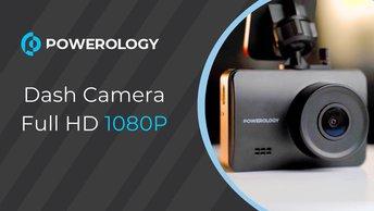Powerology Dash Camera Full HD 1080P - Black - PWDCMHDBK