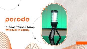 Porodo Outdoor Tripod Lamp With Built-In Battery - PD-LSTRILMP