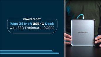 Powerology iMac 24 Inch USB-C Dock with SSD Enclosure 10GBPS - PMSSDD