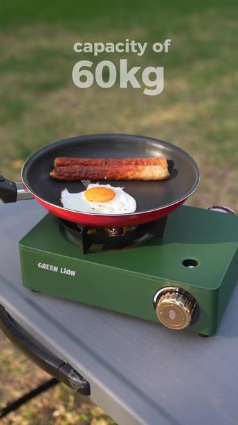 Green Lion Windproof Style 4 Burner Mini Cassette Stove