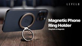 Levelo Orbit MagSafe & Magnetic Phone Ring Holder