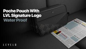 Levelo Poche Pouch With LVL Signature Logo