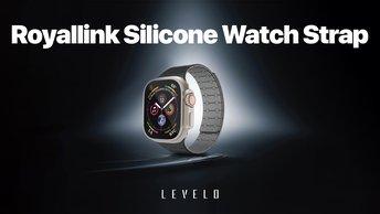 Levelo Royallink Silicone Watch Strap Dual-Color For Apple Watch