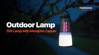 Porodo LifeStyle Outdoor 5W Lamp with Mosquito Zapper