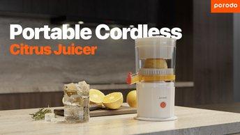 Porodo LifeStyle Portable Cordless Citrus Juicer 200mL 45W