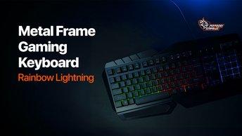 Gaming Keyboard Porodo PDX212-BK Metal Frame Gaming Keyboard