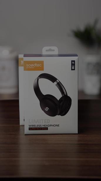 Porodo By Soundtec Limited Wireless Headphone Super Rich Bass