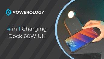 Powerology Portable 4 in 1 Wireless Charging Dock